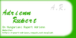 adrienn rupert business card